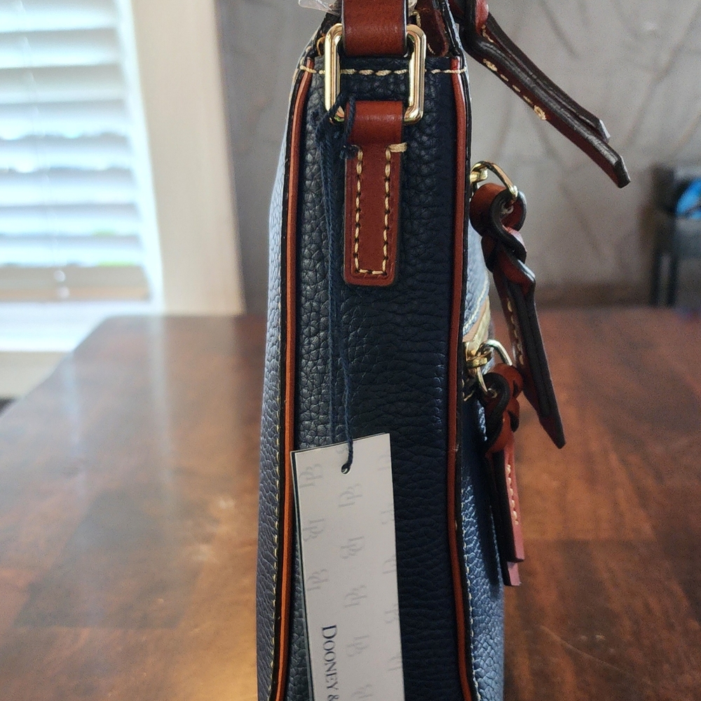 Dooney & Bourke Triple Zip Midnight Blue Crossbody R0888 MD - Picture 5 of 6